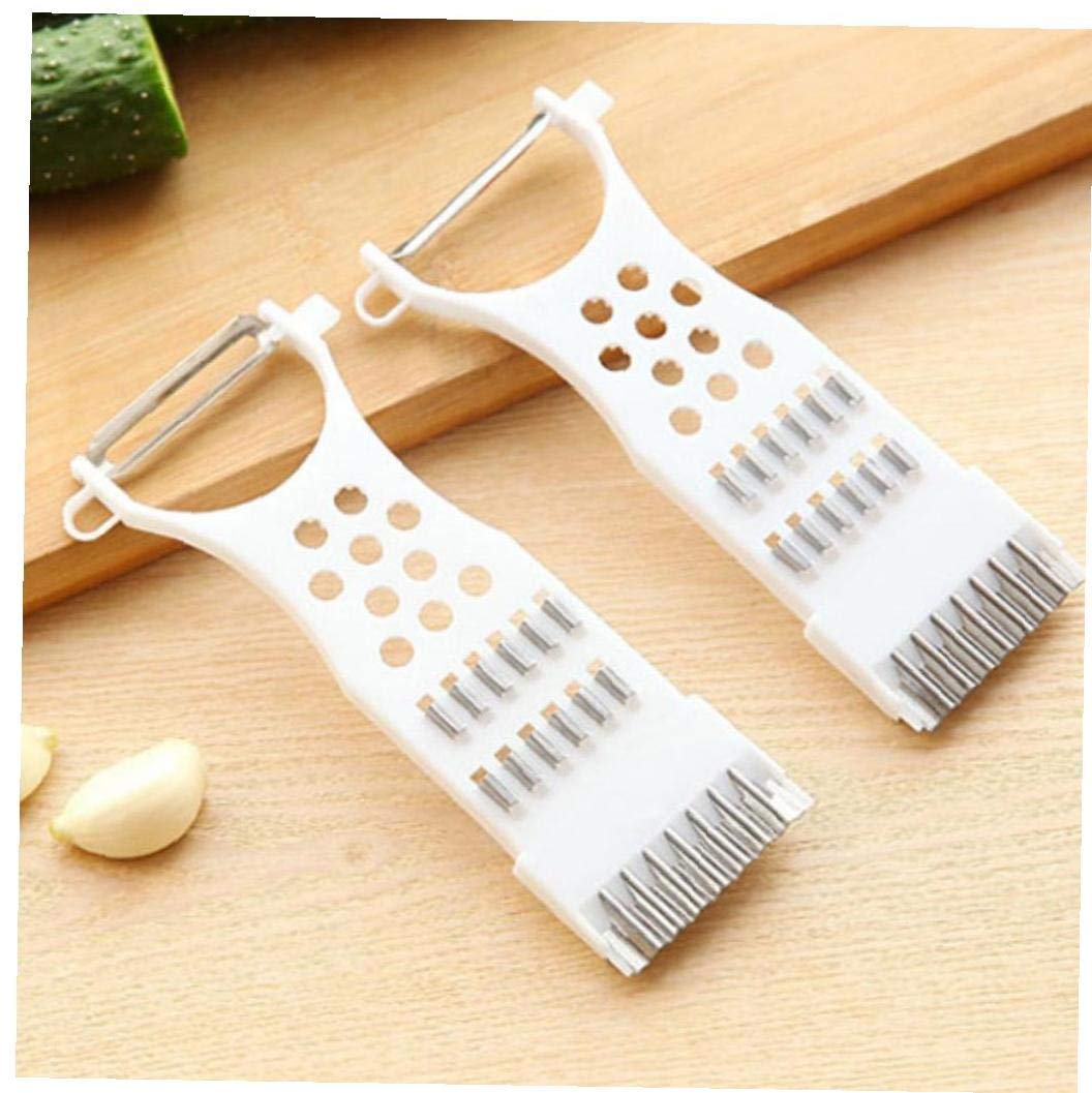 Angoter Random 5 In 1 Multi Functional Vegetable Fruit Slicer Grater Peelers Kitchen Tools Ginger Garlic Grinding Cooking Tool Utensils Acc Color