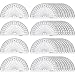 eBoot 36 Pack Plastic Protractor Math Protractors 180 Degrees Protractors for Angle Measurement Student School Office Supply, 4 Inches, Clear