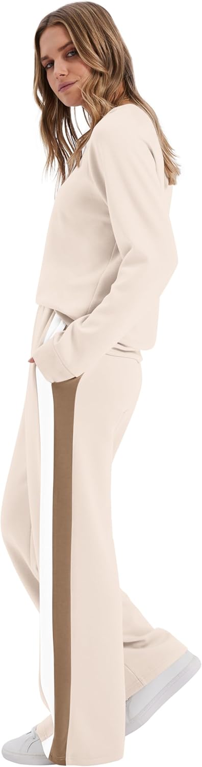 XIEERDUO 2 Piece Sets for Women Fall Fashion Must Have Teachers Airport Outfits 2025 Winter Clothing Lounge Sets Sweatsuits - Image 4