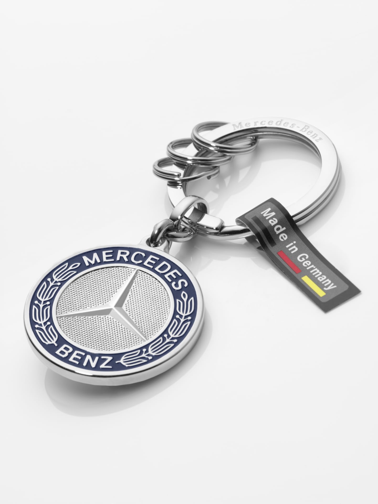 Mercedes-Benz Portachiavi Stuttgart Argento Acciaio Inossidabile