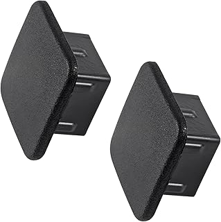 2 Pcs 2" Trailer Hitch Cover Tube Cap Universal 2 inch Receiver Plug Insert for Class 3 4 5 Ford GMC Toyota Jeep Dodge Chevrolet Nissan Audi BMW Ram Porsche Mercedes Mercedes Polaris ATV UTV Polaris