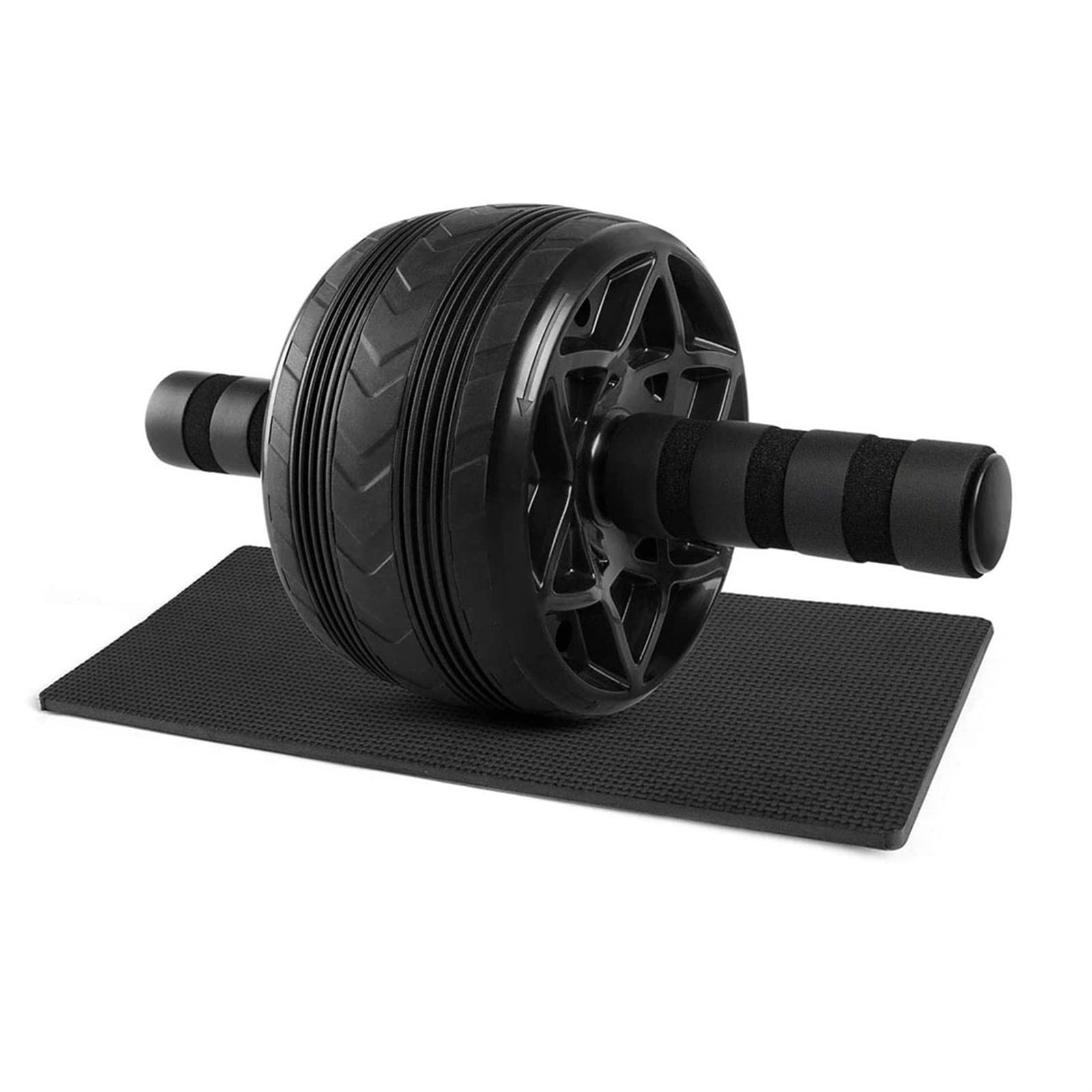 JESHK Abs Wheel Roller Abs Workout Trainer Health And Fitness Workout Equipment For Home Gym With Mat Boxing Training