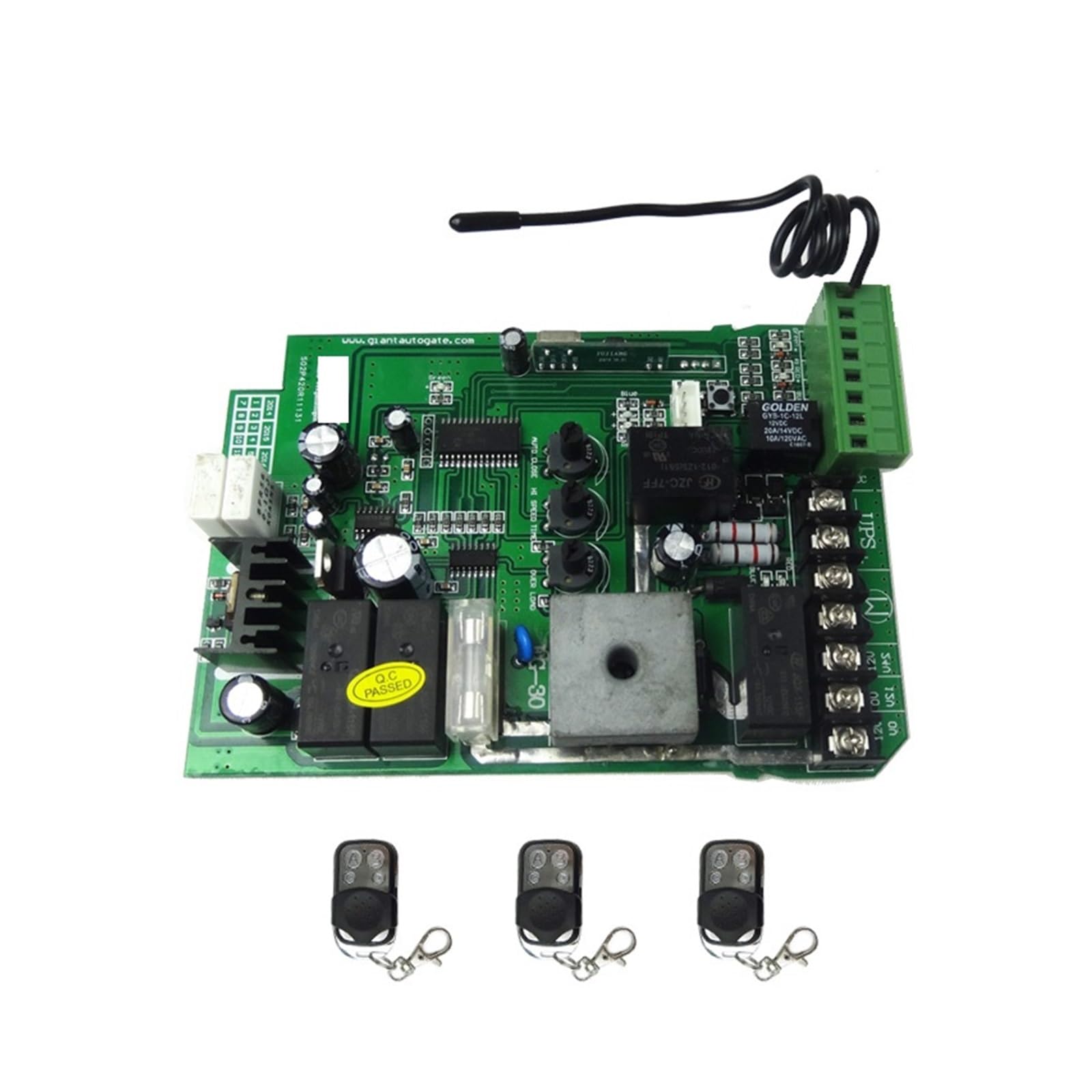 Control Board for AC Motor Sliding Gate Opener Sliding Gate Opener Motor Control Unit PCB Controller Circuit Board Electronic Card Strong Sensitivity(DC24V c)