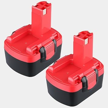 VANON 2Pack 14.4V 4.6Ah BAT140 Ni-MH Replacement for Bosch 14.4V Battery BAT038 BAT040 BAT041 BAT159 Compatible with Bosch 14.4V Cordless Power Tools