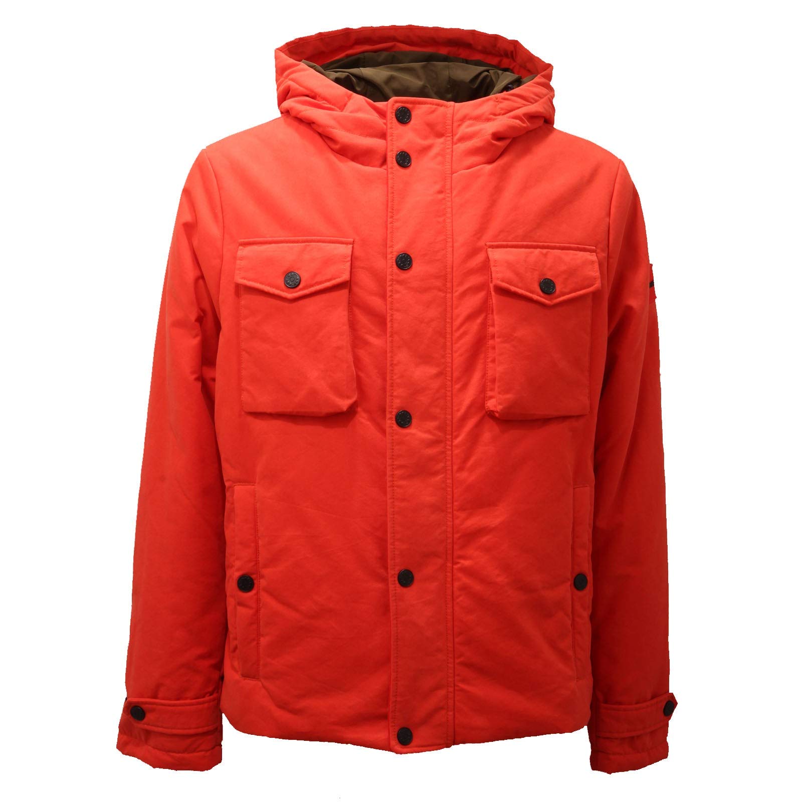 Giubbotto uomo OOF 3885AD padded jacket men orange matelassé - 5