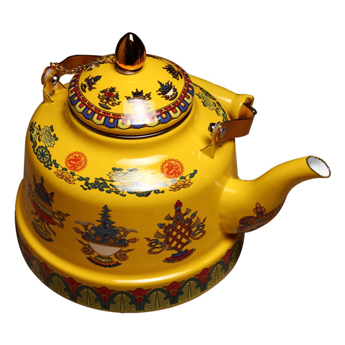 Bouilloire en céramique émaillée Healvian pour amateurs de thé et d'art antique