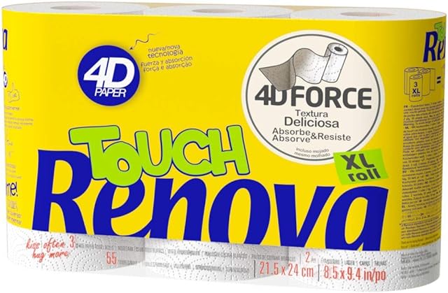 Renova Rolki kuchenne Touch 4D, 3 sztuki, 426 g