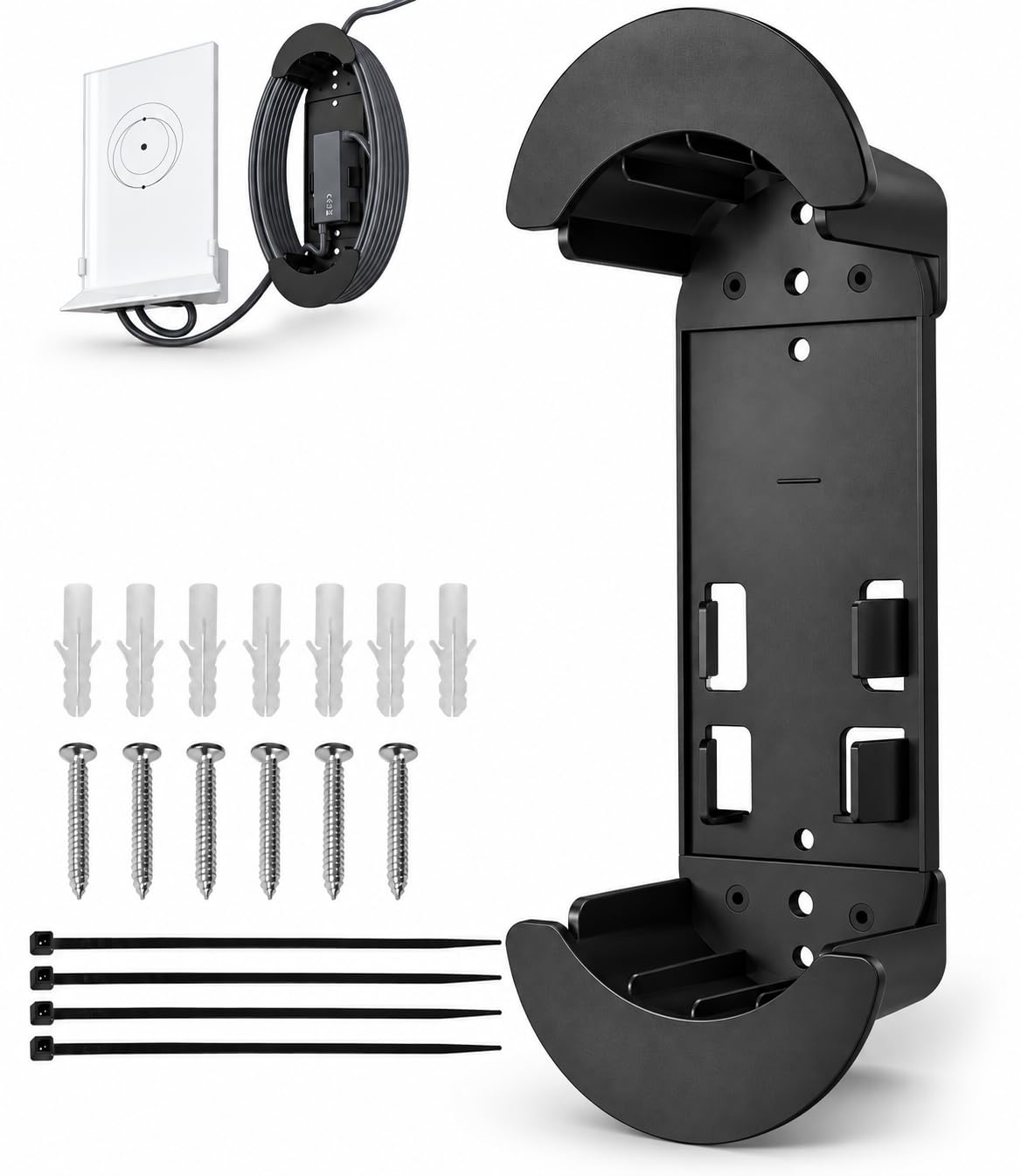 150ft Cable Caddy &amp; Wall Mount Bracket for Starlink Gen 2/3/HP