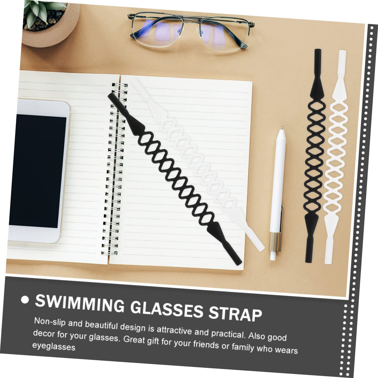 WOFASHPURET 8pcs Anti-slip Rope for Glasses Holder Eyeglass Strap Eyeglasses Strap Outdoor Glasses Hanging Bend. Eyeglasses Hanging Bend Eyewear Retainers Sunglass Strap