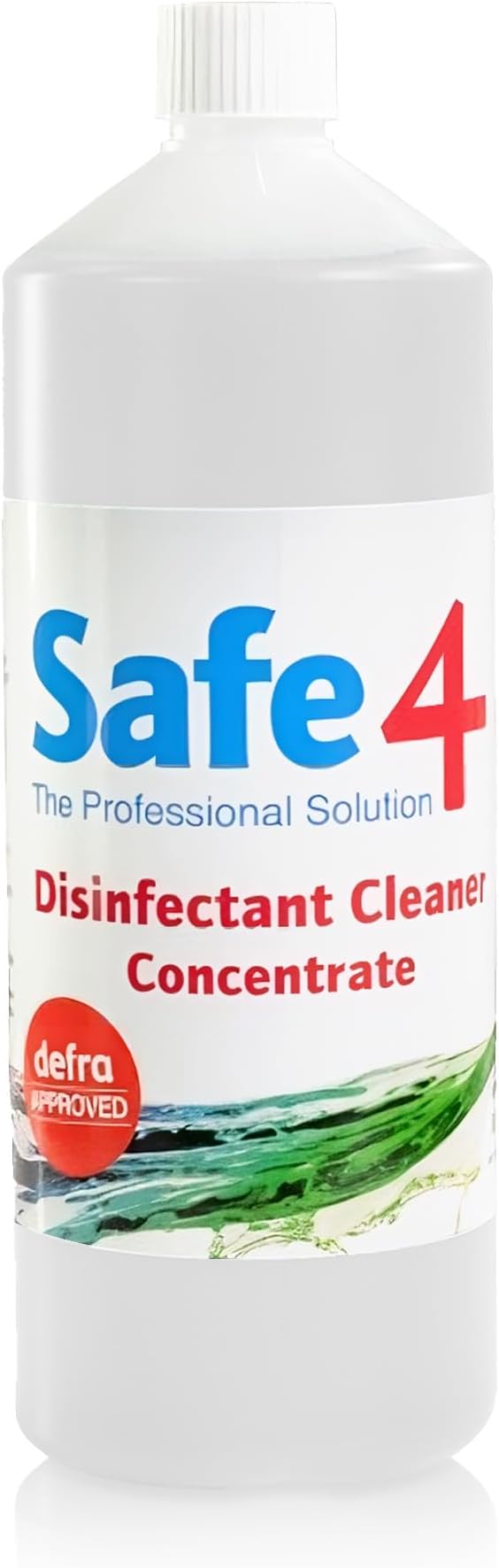 Safe4 Odourless Concentrated Disinfectant Cleaner (900ml)