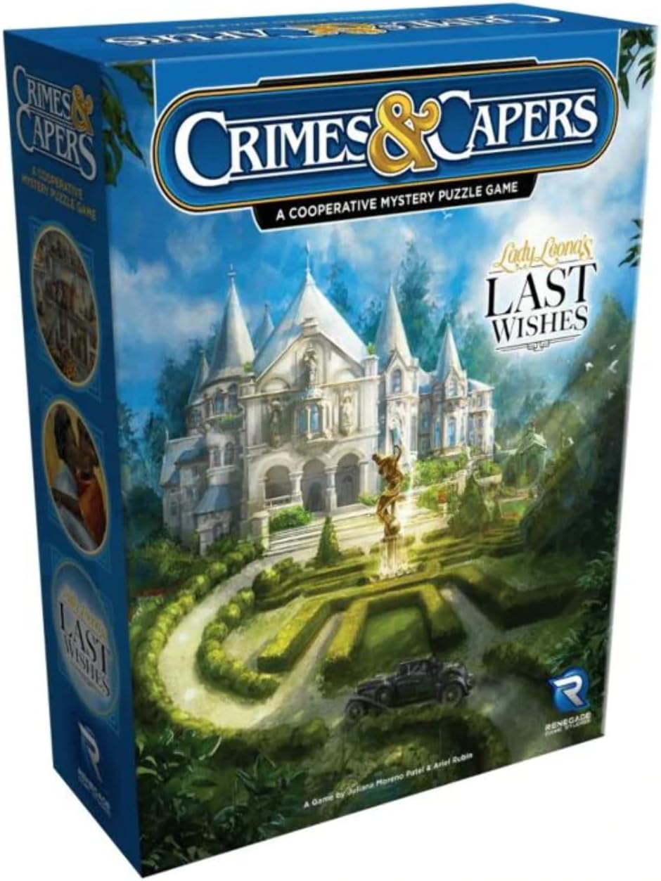 Renegade Games Studios Crimes & Capers Mystery Board Game Party