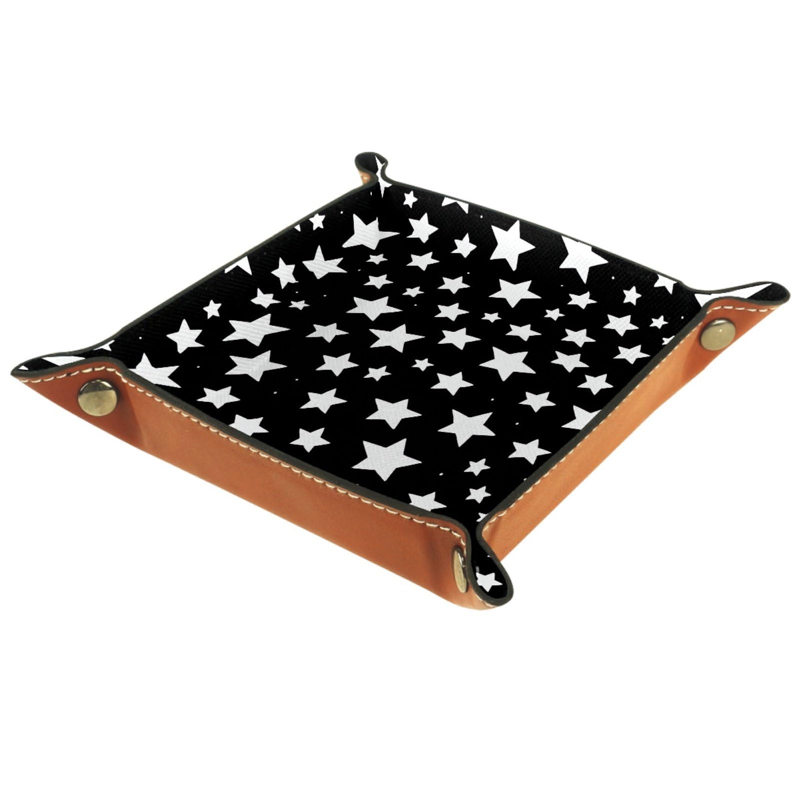 VAPOKF Pentagram Portable Folding Dice Rolling Tray, Microfiber Leather Dice Holder for Dice Games Like RPG, DND and Other Table Games
