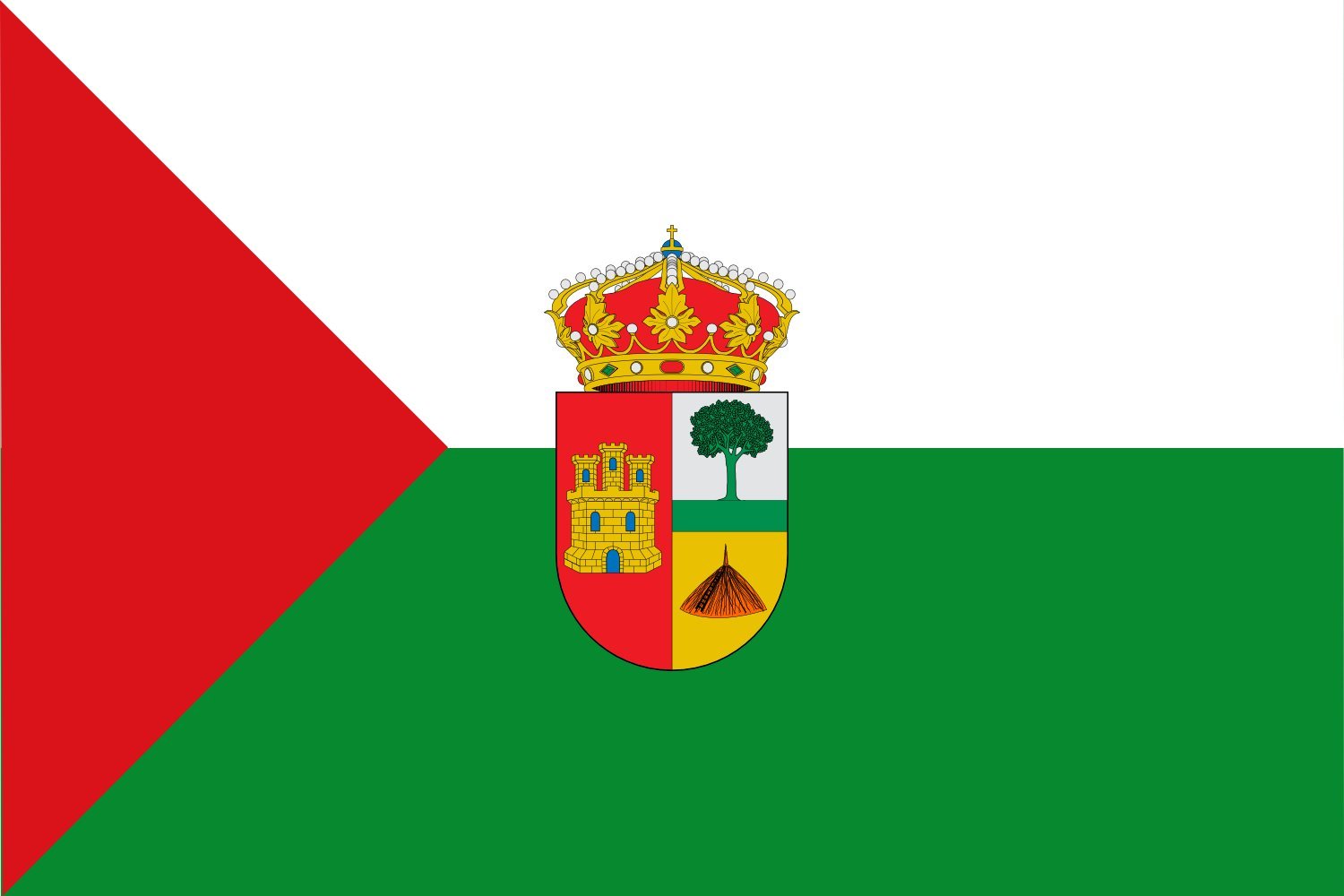 Drapeau Quintanalara grand modèle Diputación bannière tissu extérieur