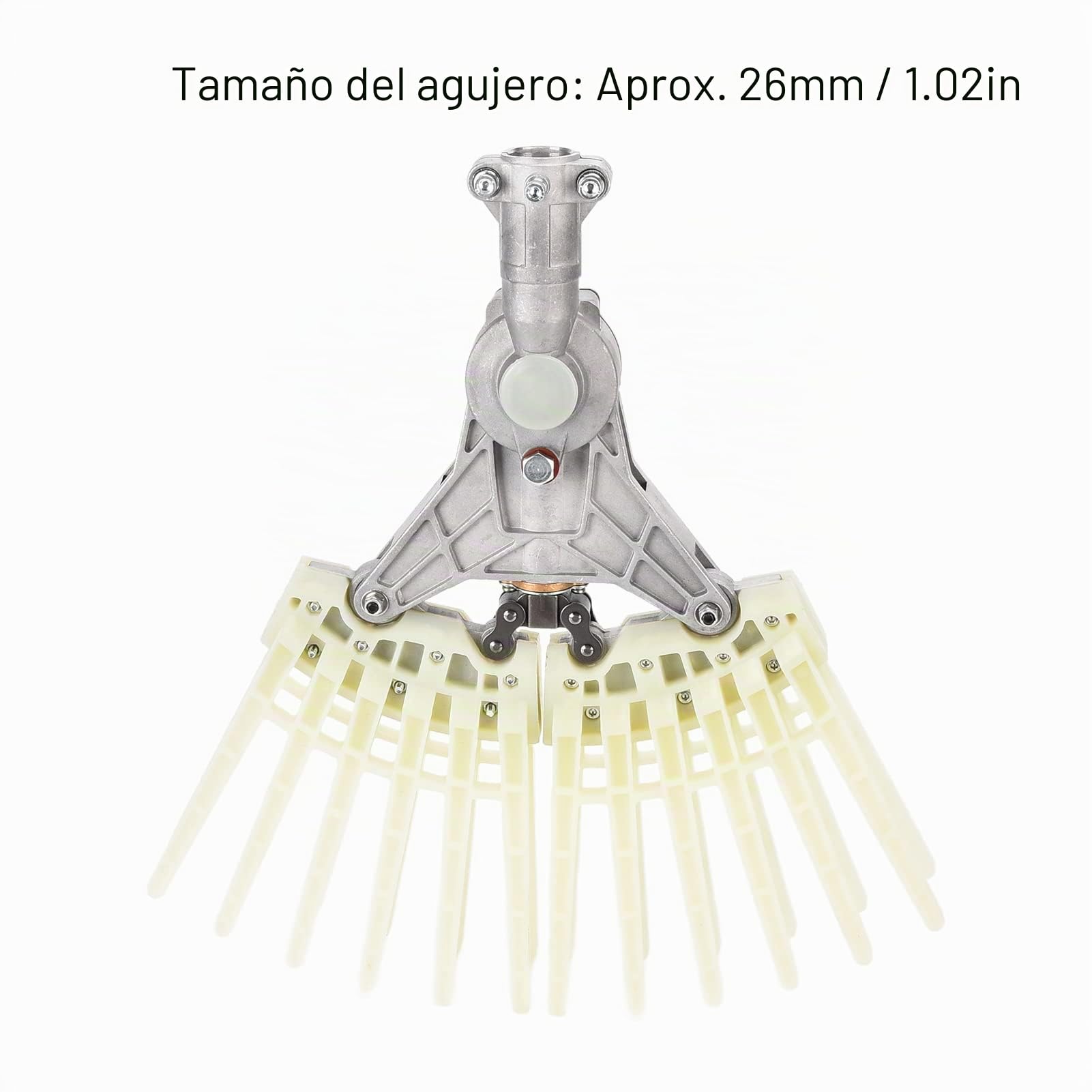Rastrillo para Granos de café 9T de 26 mm, Cabezal de máquina recolectora de Aceitunas de plástico, Cabezal de máquina recolectora de Cosecha