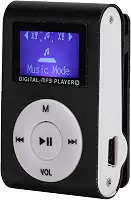 Mini leitor de música MP3, reprodutor esportivo com tela LCD, suporta expansão de cartão de memória de até 32 GB, leve e resistente, bateria de longa duração para corrida, corrida e academia com