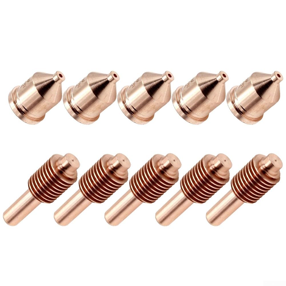 Plasma Cutter Consommables 10pcs Electrodes120926 Buses Torche Tips 60A 120931 Pour 1250 Plasma Cutter