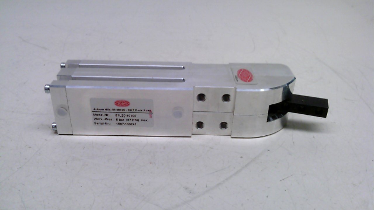 De-Sta-Co 81L20-10100, Pneumatic Power Clamp, Bore Size: 20Mm 81L20-10100