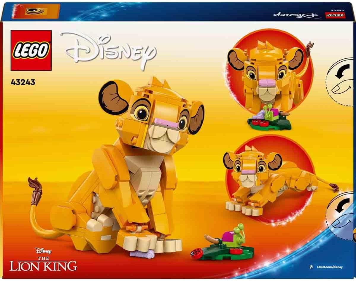 Lego Disney Simba The Lion King Baby Building Toy for Kids, Building Figure, Activity and Development Toy for Boys and Girls from 6 Years 43243