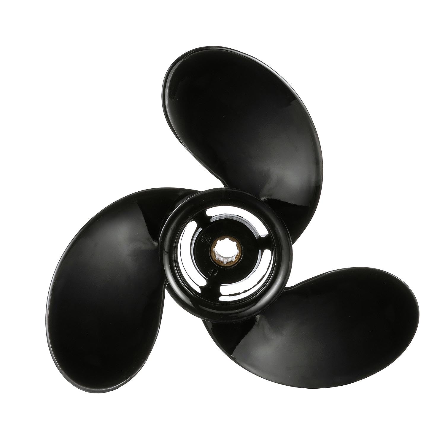 Quicksilver Black Diamond 3-Blade Aluminum Propeller for Mercury and MerCruiser Engines