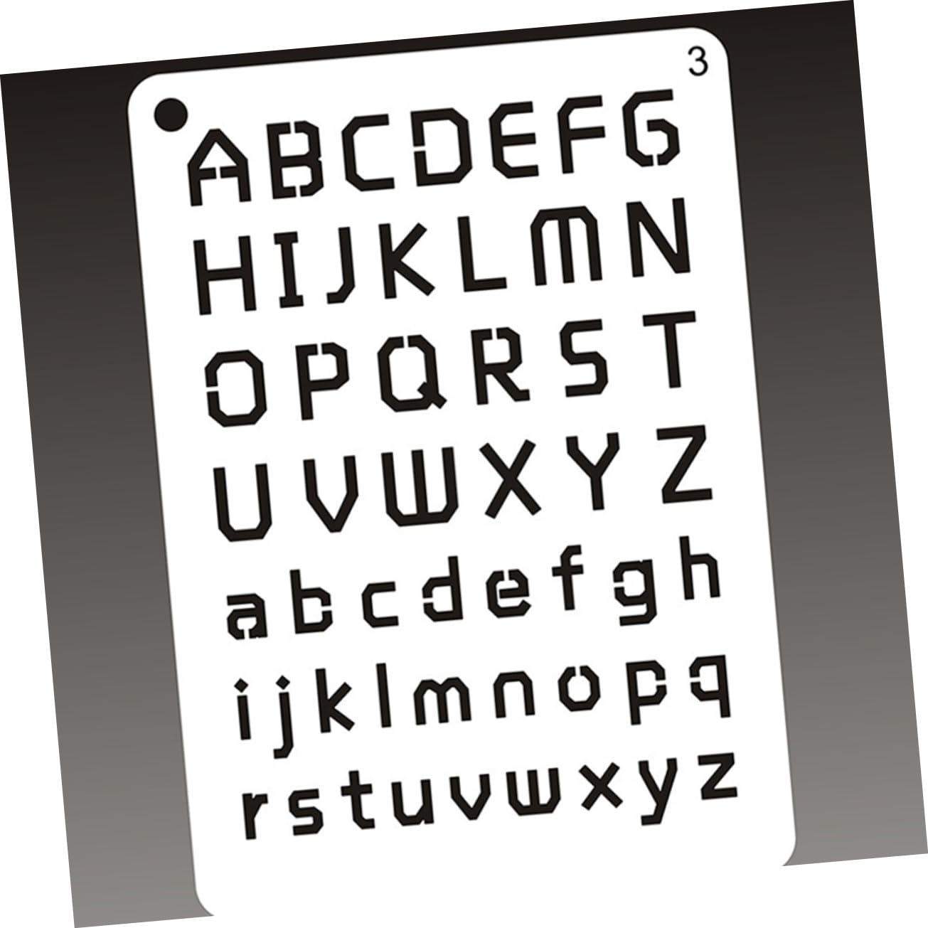 TEHAUX 96feuilles Pochoirs De Lettres Et Chiffres Pet De Stencils Pour Décoration Peinture Artisanat Et Bricolage