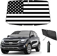 Vista 10 de Paraguas para Parabrisas Coricha 2025 Accesorios para Coche 100% Ocultación Sombras para Parabrisas Frontales de Coche Paraguas Visor Solar Ojos