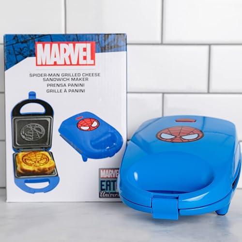 Miniatura 5 de Uncanny Brands Marvel Spider-Man Fabricante de Sándwiches Individual - Aparato de Cocina Marvel