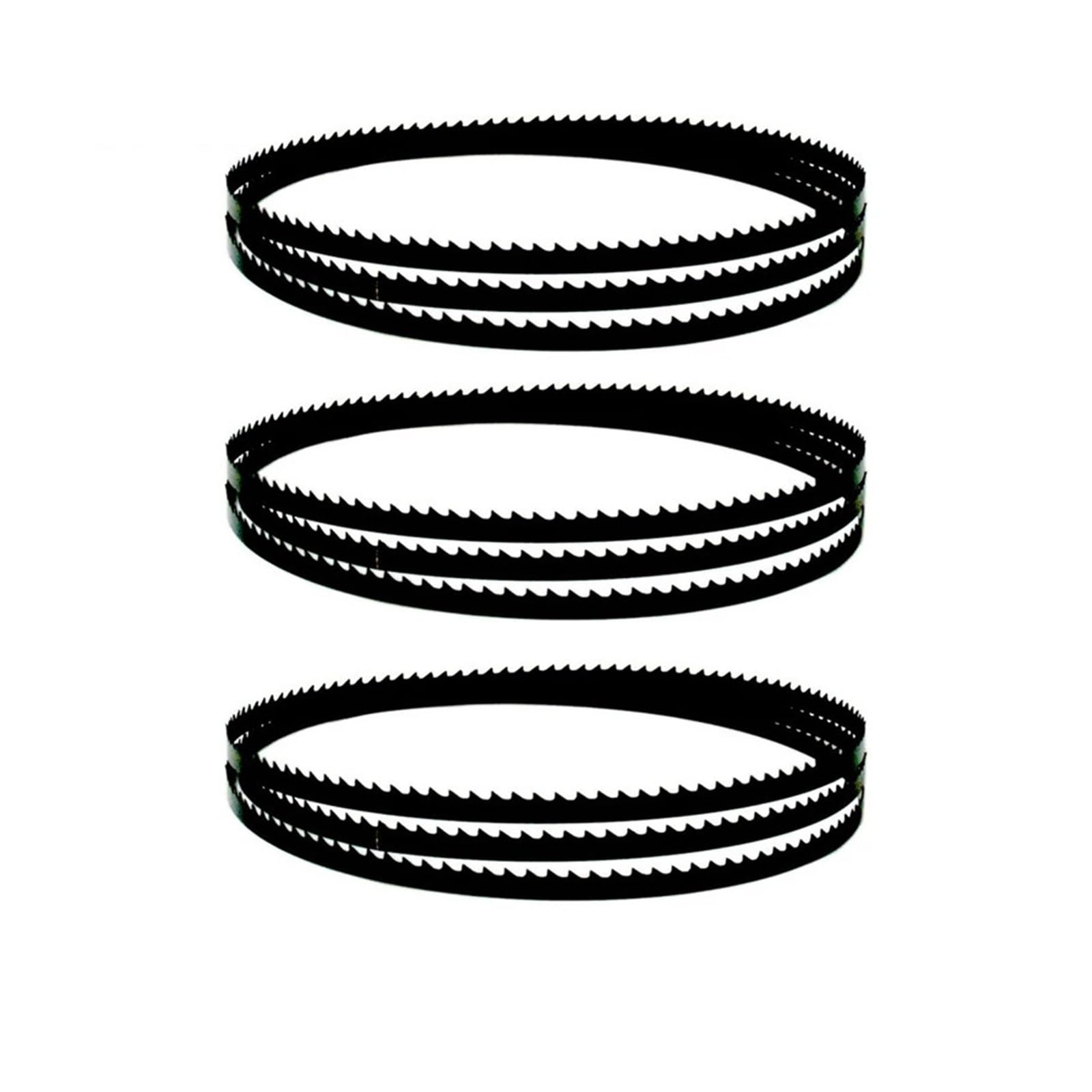 SONGMIky 1/2/3pcs For Draper Einhell Scheppach HBS20 TPI 6/10/14 Bandsaw Blade 1400mmx6.35mm(1/4'') x0.35mm 8'' Woodworking Band Saw Tools(3Pcs 6Tpi)