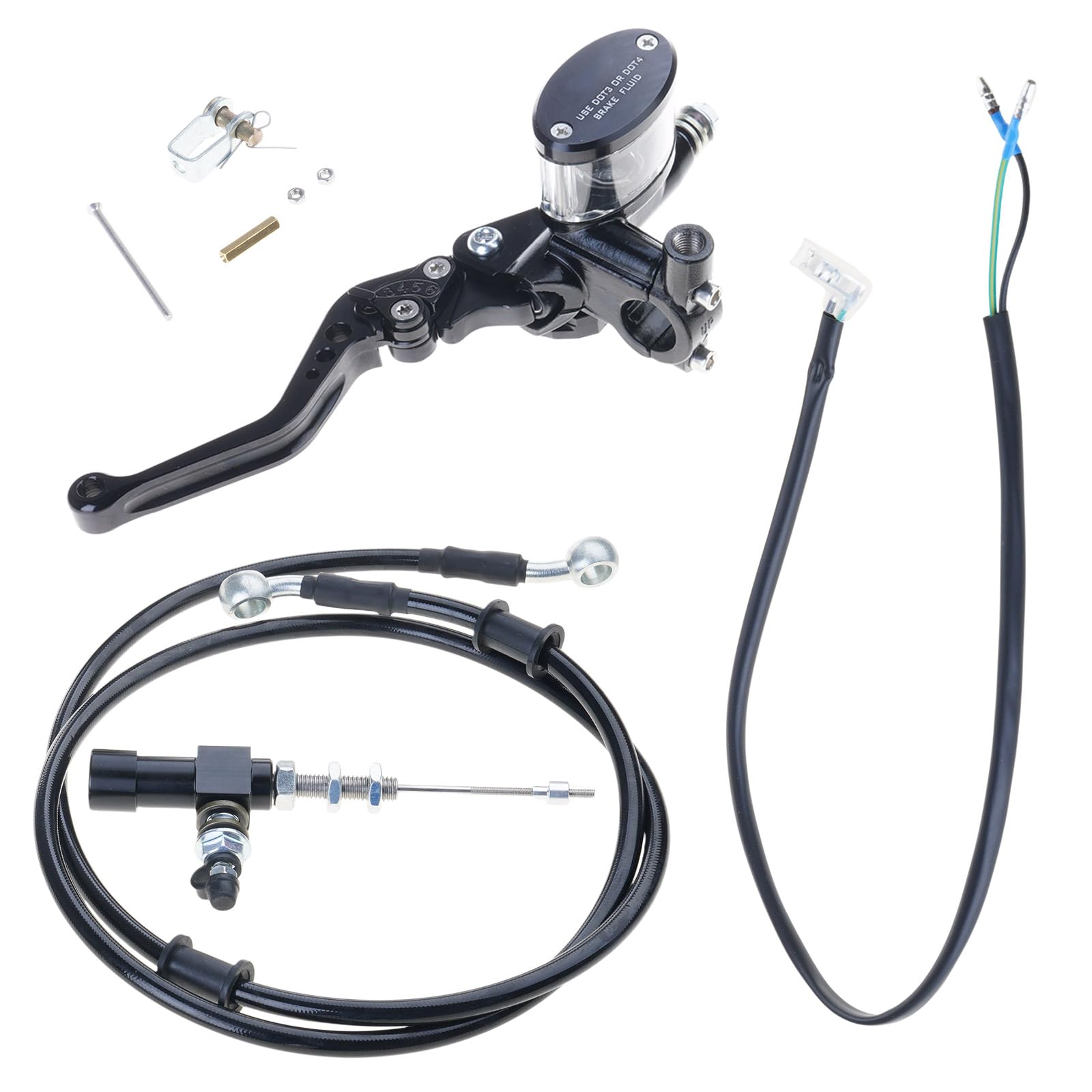 Accuracy Hydraulische Kupplungen Set mit verbesserter Haltbarkeit & Ermüdungsreduzierung Motorradkupplungssysteme für Motorräder
