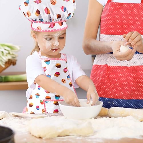 Miniatura 2 de Juego de chef para niños, juego de 13 piezas de cocina y horneado para niños, incluye delantal, sombrero de chef, utensilios, guante de cocina para