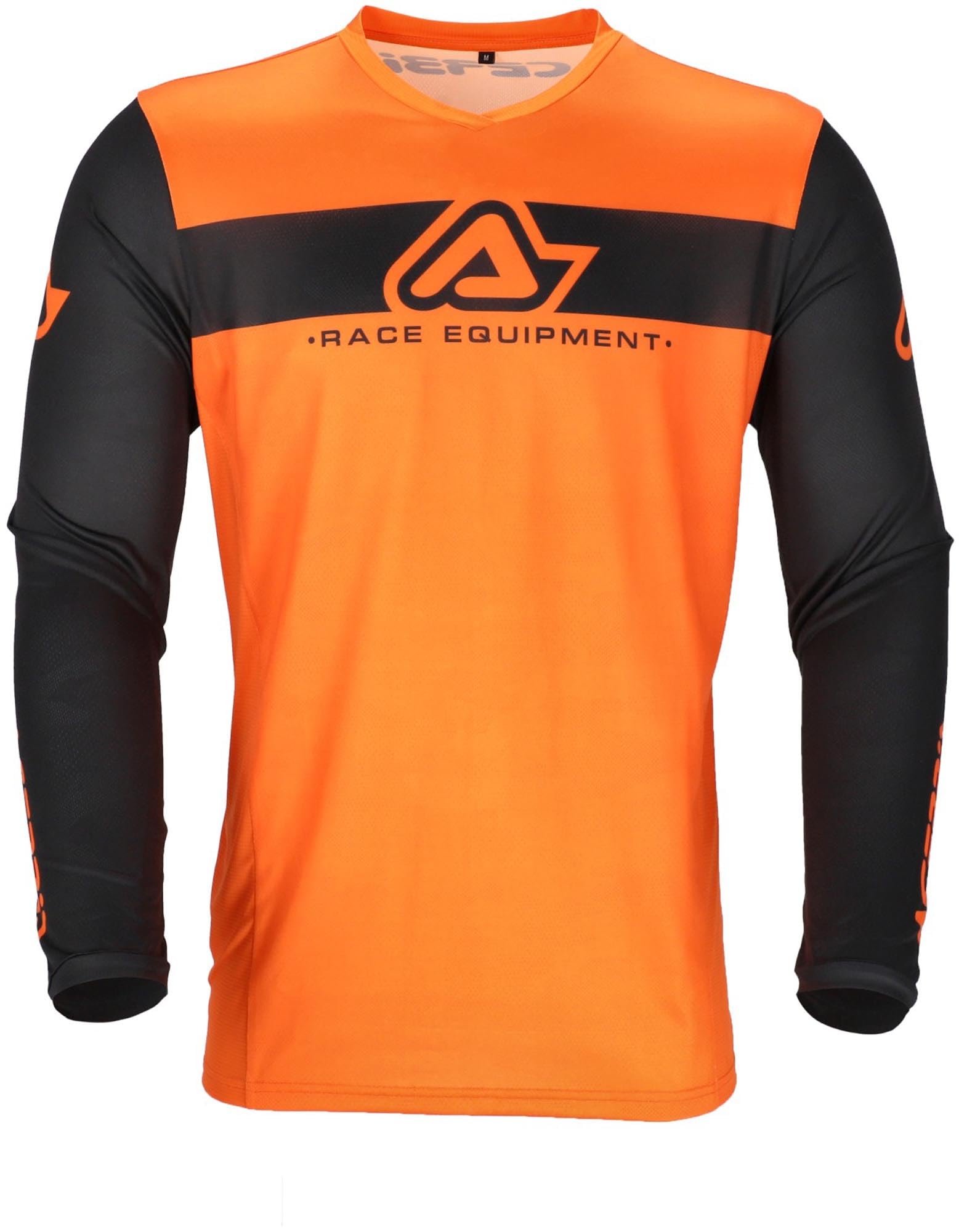 Acerbis MX J-Track Inc 2.0 Logo Maglia Motocross, nero/arancione, L
