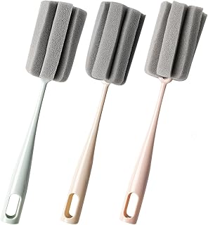 3 Pcs Sponge Bottle Brush Set