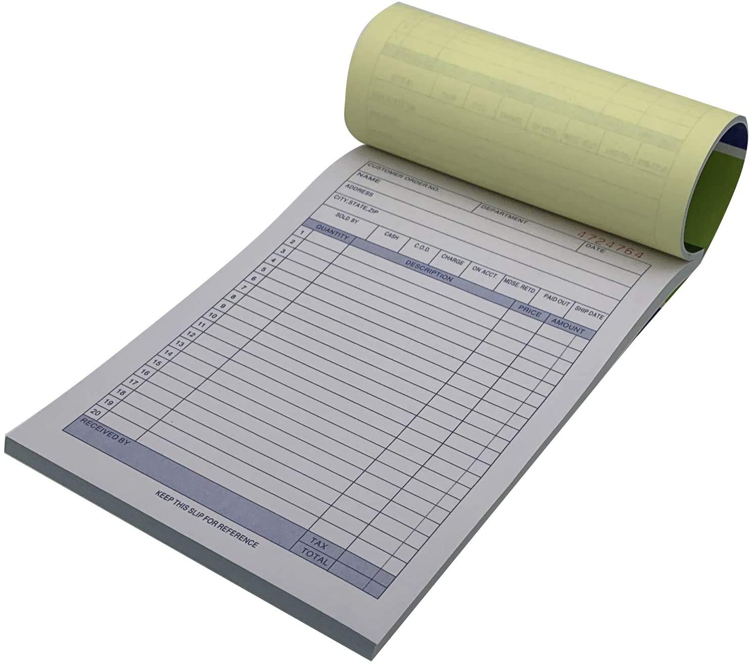 10 Pack Large Sales Order Book Receipt Invoice Duplicate Carbonless 50 – SupplyWise