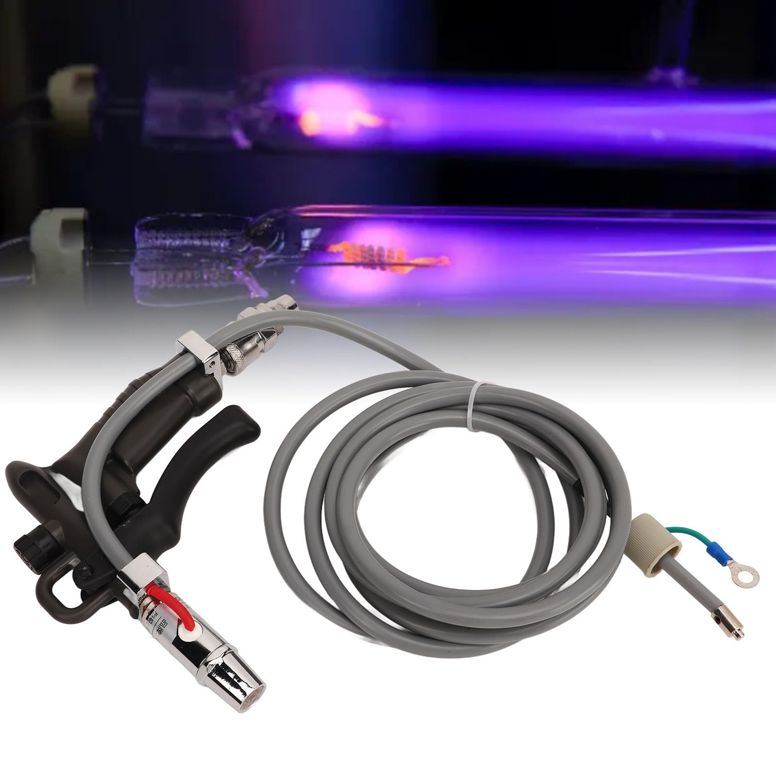 Torcia a spruzzo di plasma Ionizzante ionizzatore antistatico con pistola a pistola ad aria con ago in acciaio inossibile per attrezzatura di rivestimento di stampa elettronica