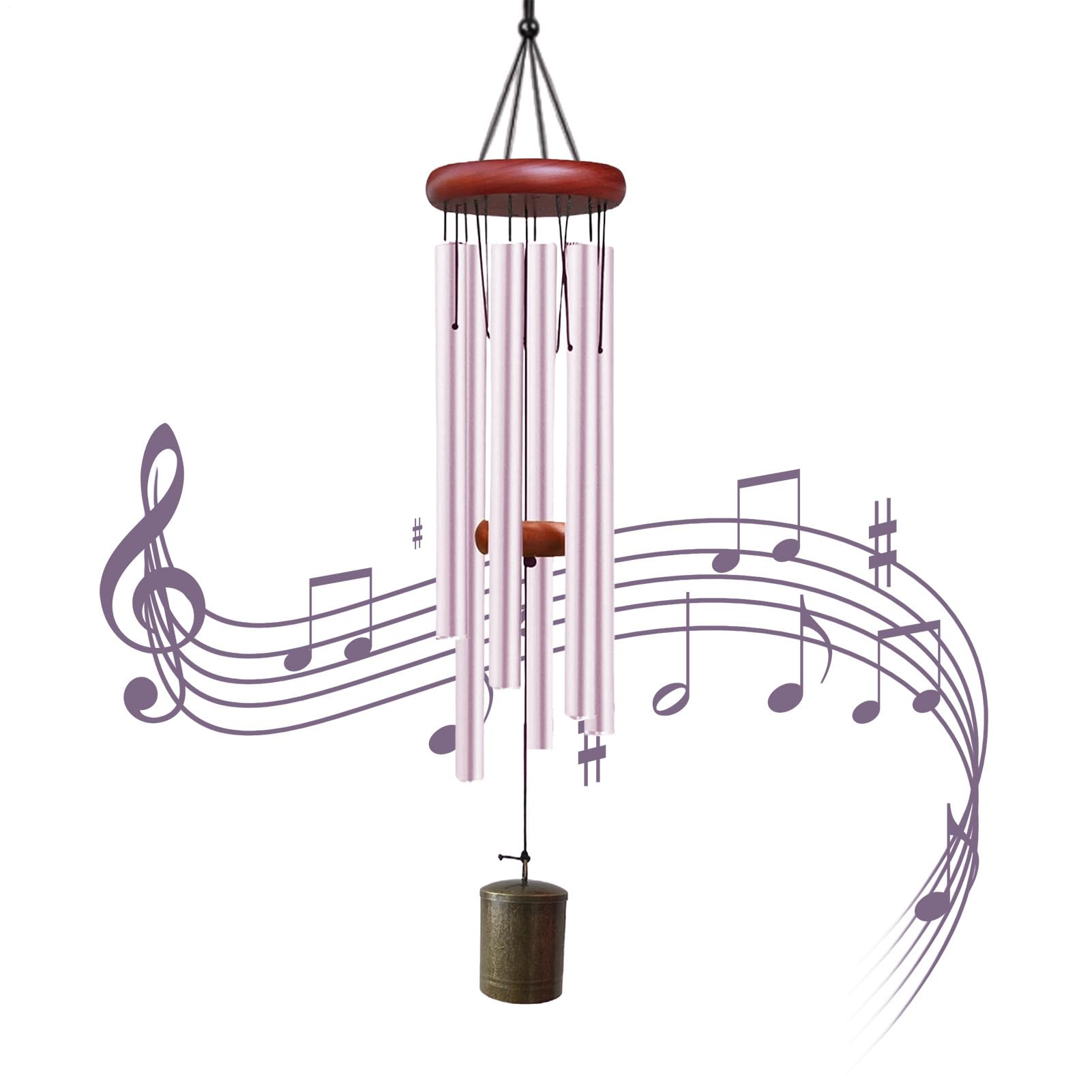 Carillons à vent de 66 centimètres en tube aluminium de décoration