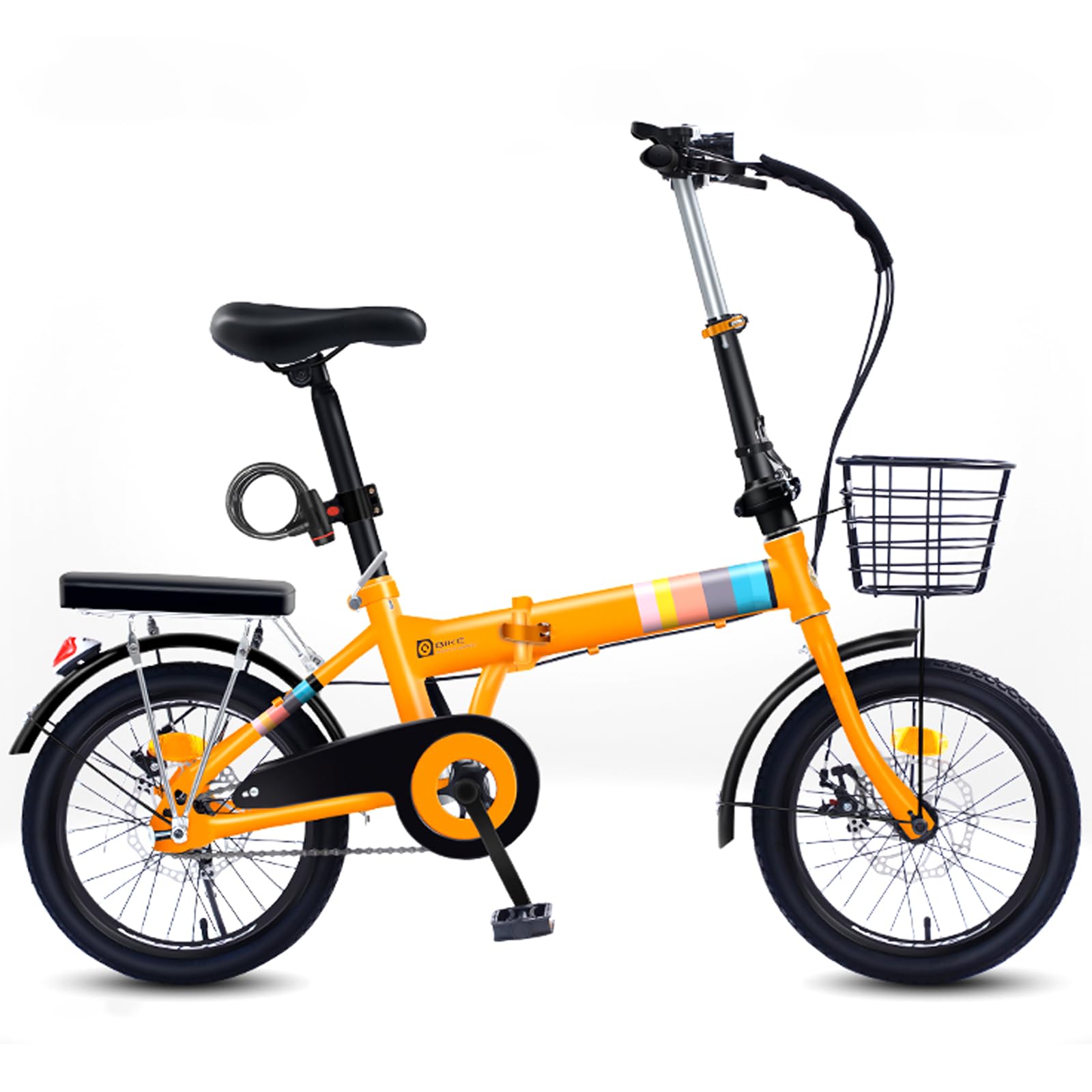 Amazon.co.jp: 折りたたみ自転車、シングルスピード16/20/22インチ、高