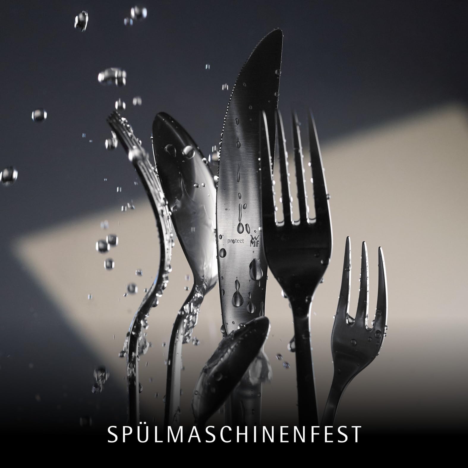 WMF Boston Besteckset 60-teilig für 12 Personen – Cromargan Edelstahl 18/10, poliert und rostfrei, spülmaschinenfest, Monobloc-Messer mit langlebiger Schärfe, elegantes Essbesteck für Alltag und Gäste