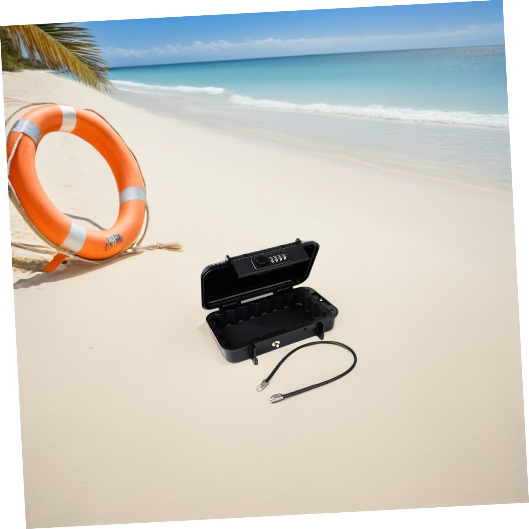 VILLCASE Coffre-fort Portable Pour Voyage Et Clés Avec Serrure à Combinaison Compact Et Sécurisé Pour Objets De Valeur