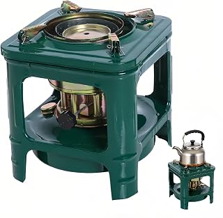 Picnic Burner Furnace, Portable Kerosene Diesel Alcohol Stove, 8-Wick Portable Camping Oil Stove, Outdoor Adventure Cookware Burner