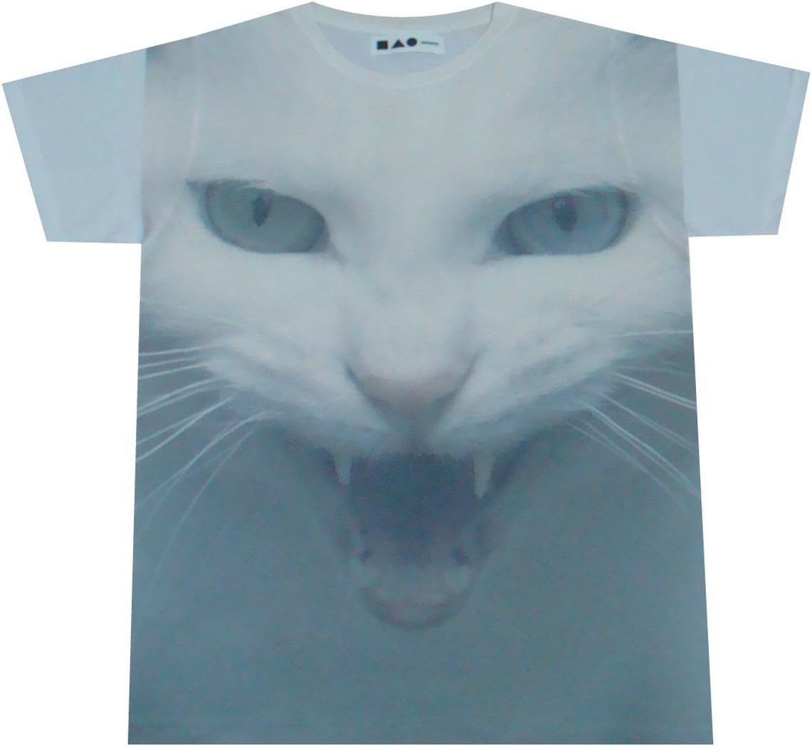 SINTHESIS T-Shirt cat pet animal vintage retro punk hiphop party / SIN121 sz L