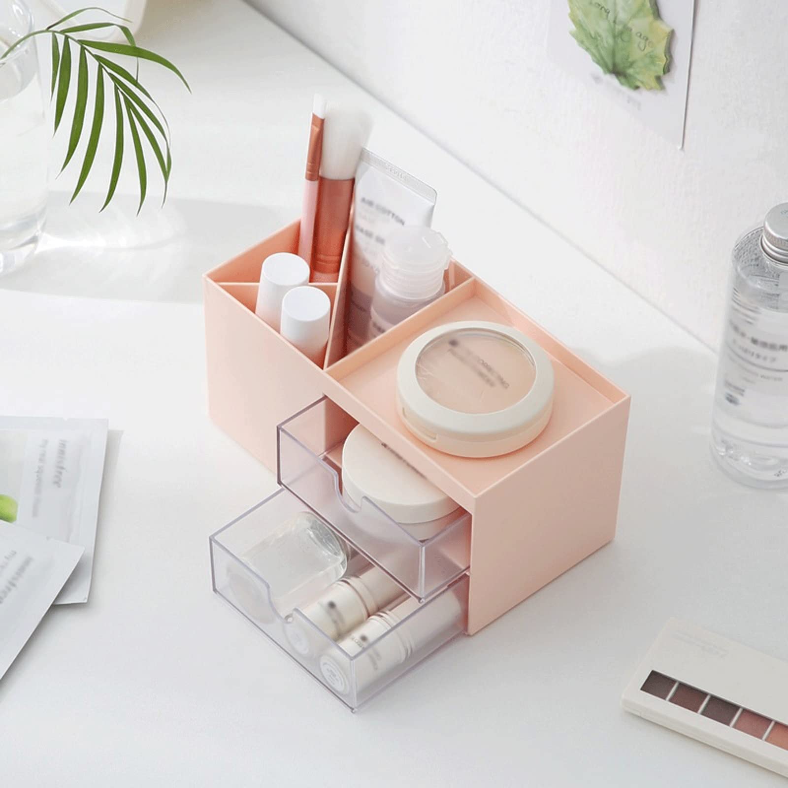 Schreibtisch-Organizer, Stiftebehälter, großes Fassungsvermögen, Schreibtischzubehör, Stifthalter mit Schublade, Bleistift-Aufbewahrungsbox, Schreibtisch-Organizer, Schule, Büro, Schreibwaren