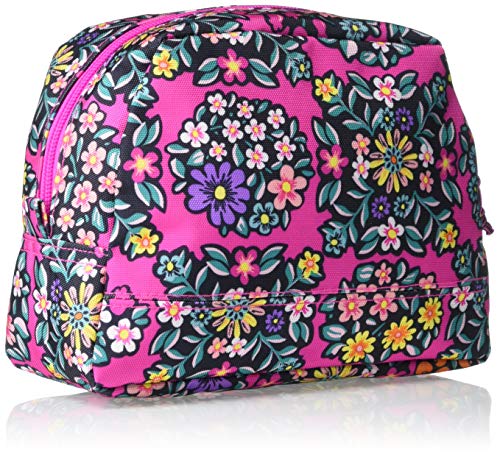Vera Bradley Women's Organizer Lighten Up Medium Cosmetic Makeup Bag, Rain Forest, One Size - Image 3
