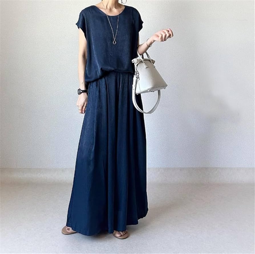 Amazon.co.jp: セットアップ レディース tシャツ ロング