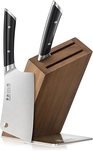 Cangshan HELENA Series Juego de cuchillos forjados de acero alemán (3 piezas, negro)