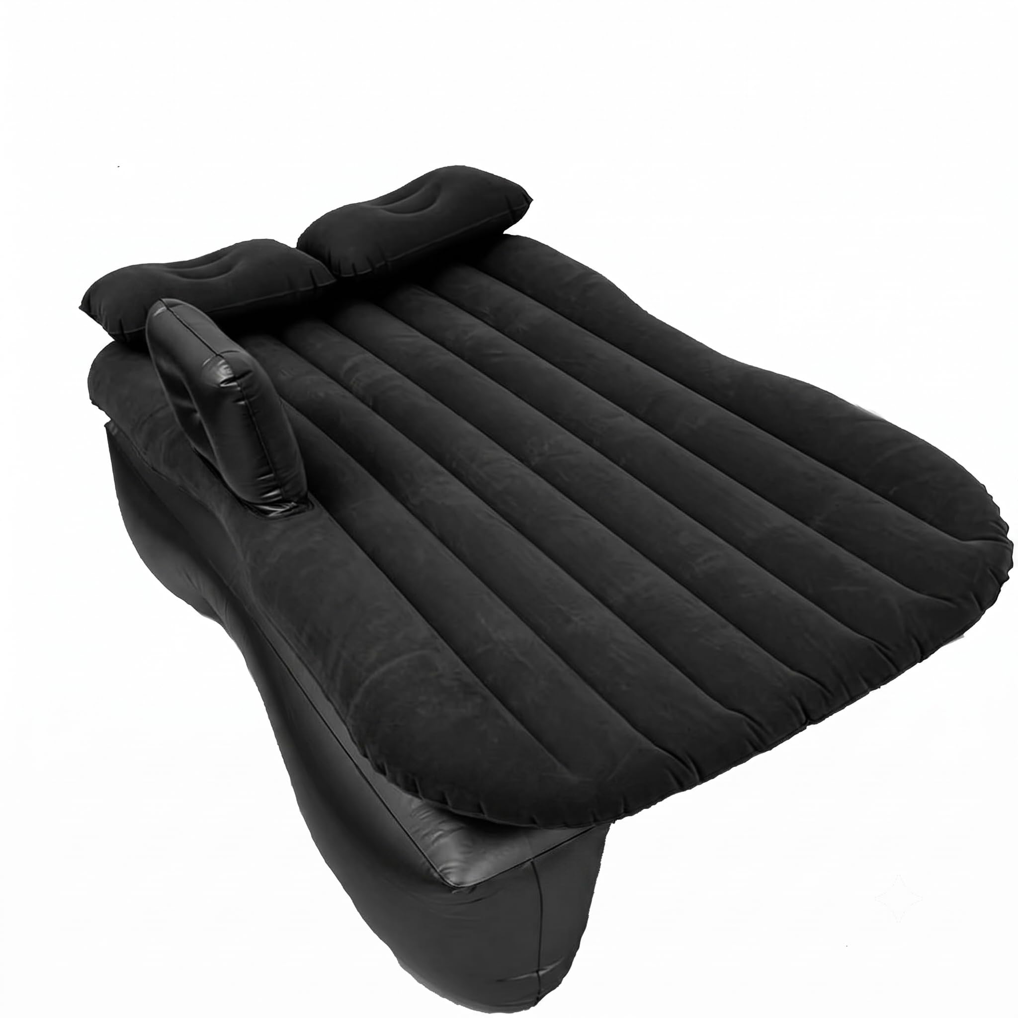 coku Inflatable Car Air Mattress for Back Seat, Portable Car Travel Bed with 2 Air Pillows & Support Base, Thick Flocked Waterproof Mattress for SUV, Sedan, Hatchback, MPV, Camping Trips-image-48