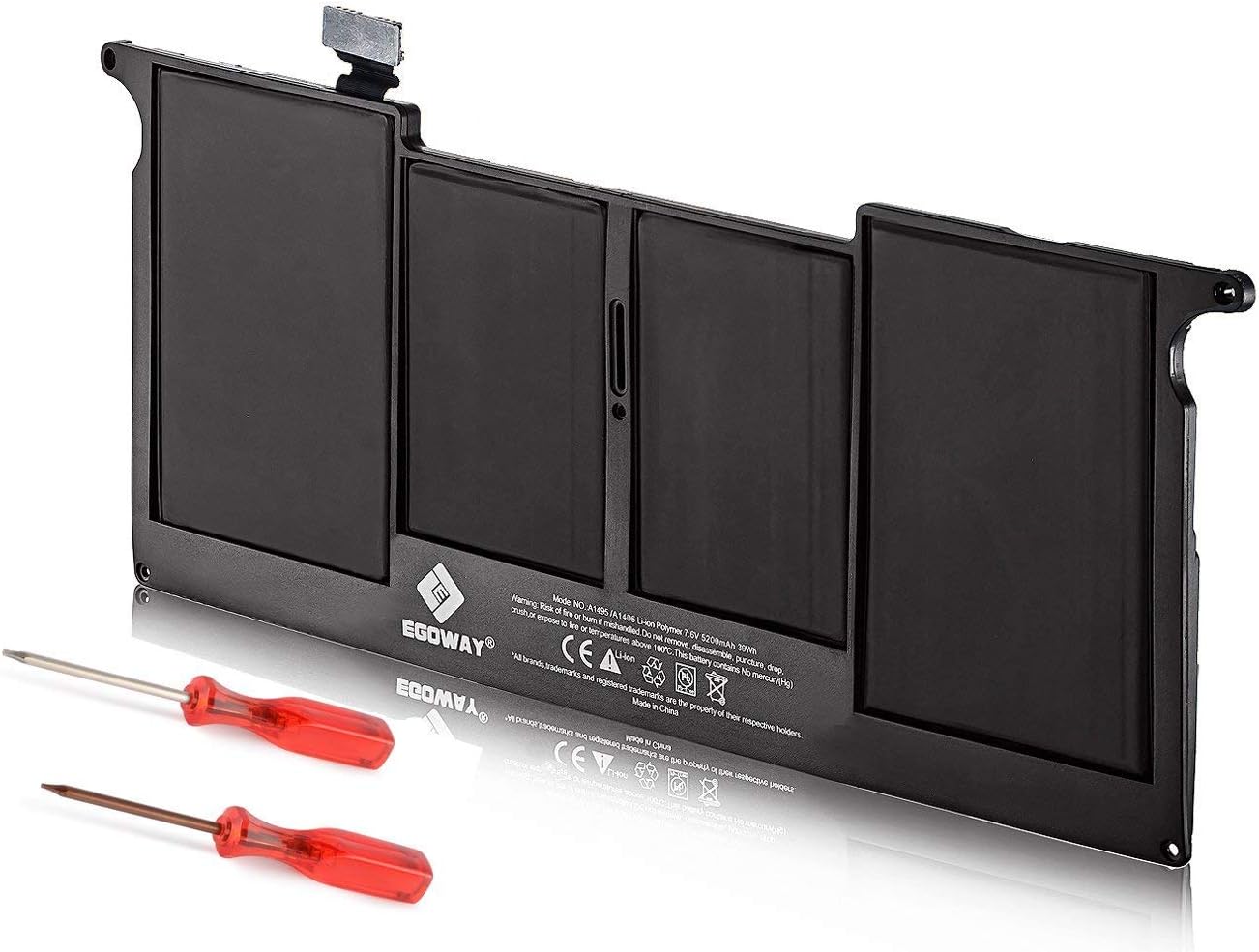 E EGOWAY A1465 A1370 MacBook Air 11 inch Battery, fits A1406 A1495, EMC 2924 2631 2471 2558