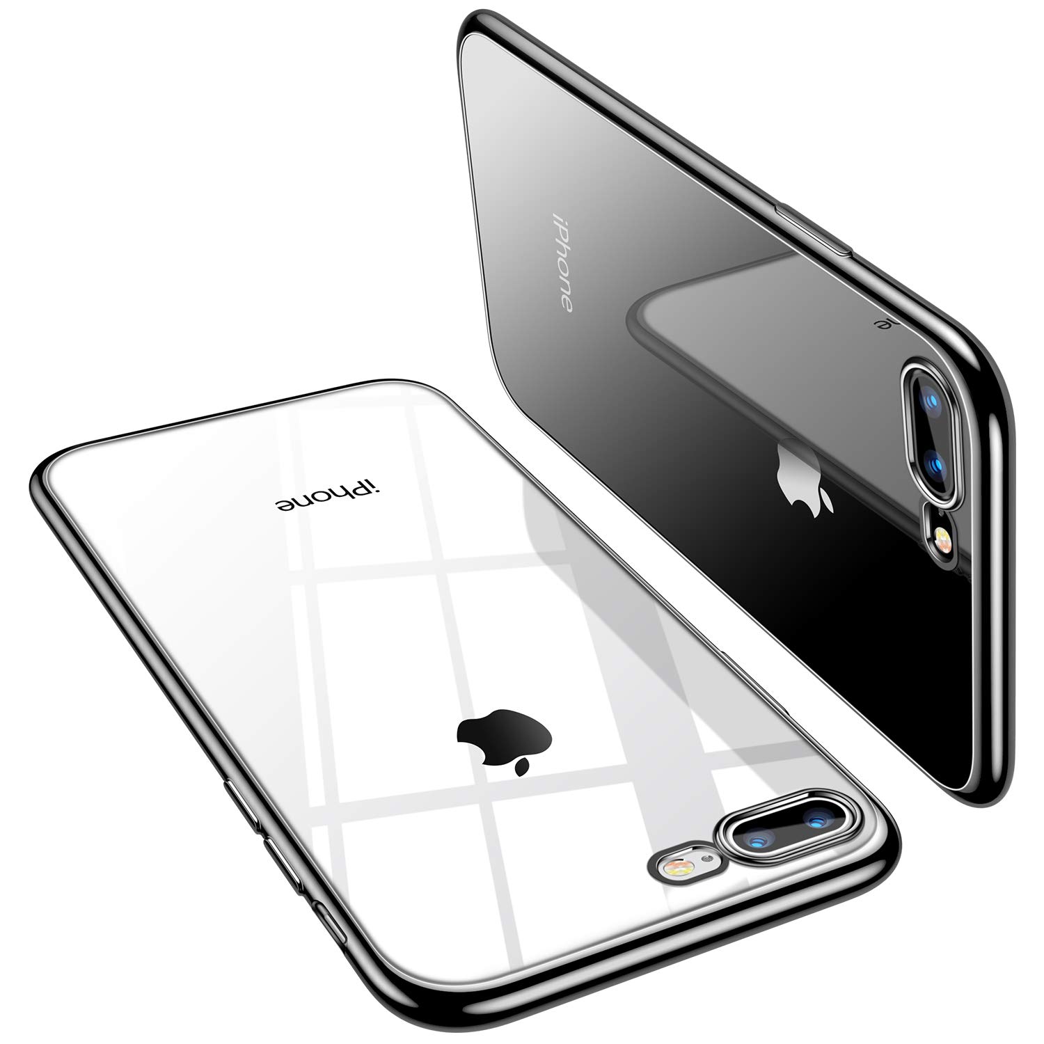 Free Distribution Silver IPhone 8 Plus Case IPhone 7 Plus Clear Cover