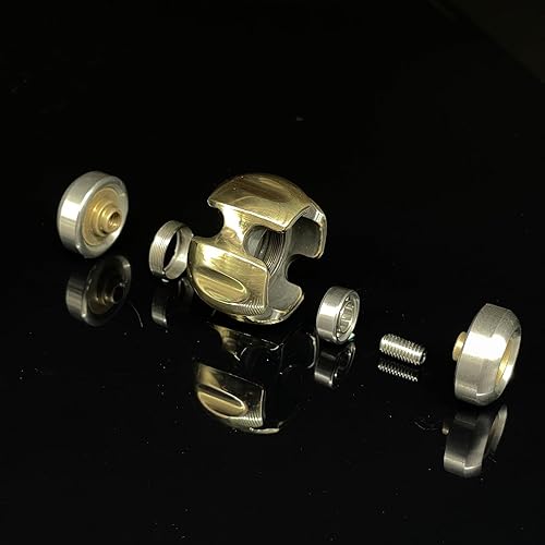 Miniatura 6 de Mecánico ojo latón Fidget Spinner R188 Rodamiento EDC Metal Hand Spinner ADHD Herramienta Focus Ansiedad Alivio del estrés Juguetes aburrimiento