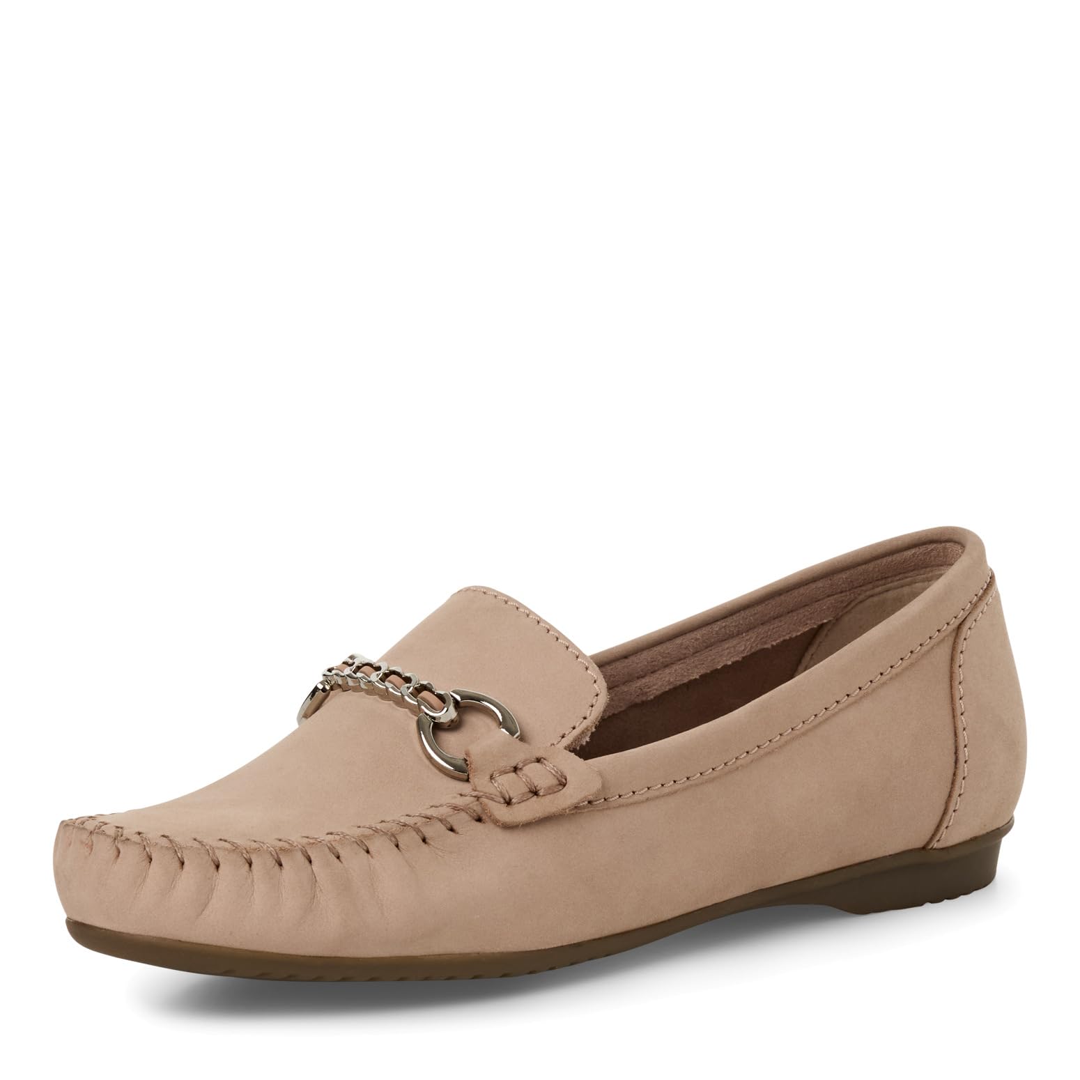 MARCO TOZZI Women's 2-24203-44 Moccasin, Powder Nubuck, 39 EU, Powder Nubuck, 7 UK