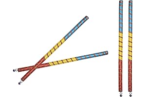 Assorted Multicolor Dandiya Sticks: The Perfect Accessory for Navratri Celebrations