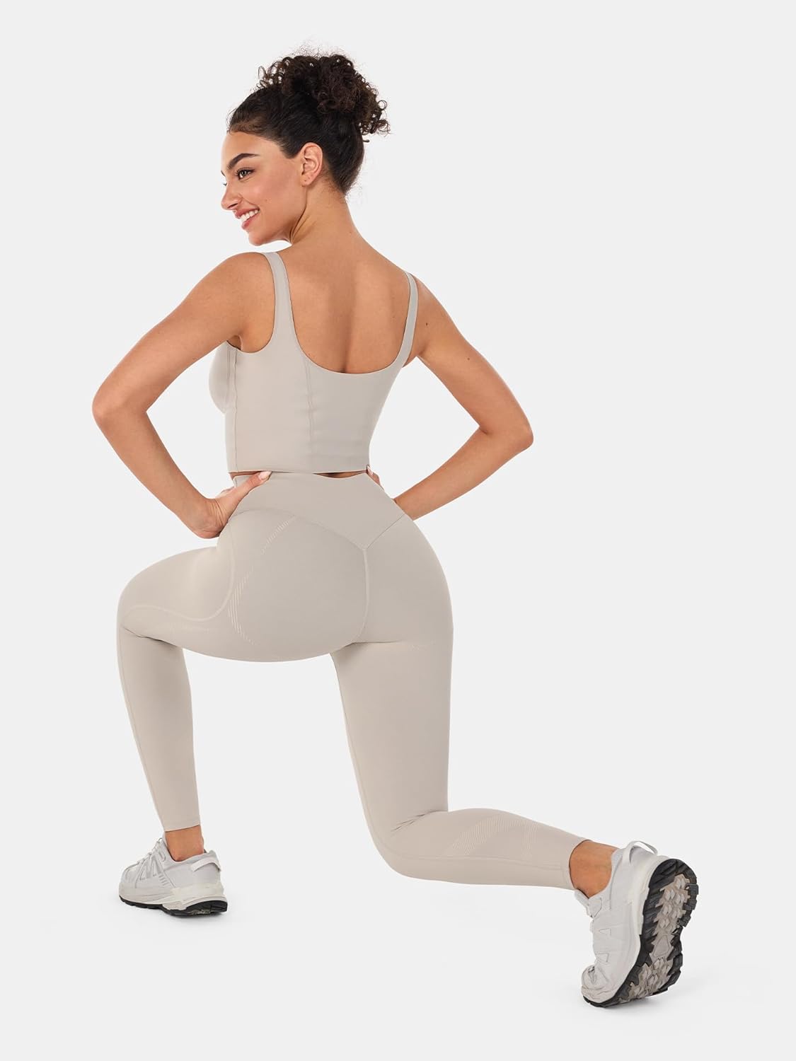 Fanka Body Sculpt Squat Proof Leggings, 3D Sculpting Lift, Invisible Scrunch Design, Smooth Matte Finish, High Waist - Image 4